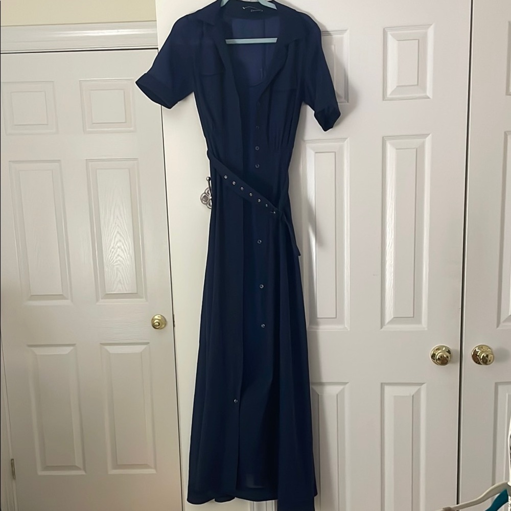 Navy Blue Women's Dress